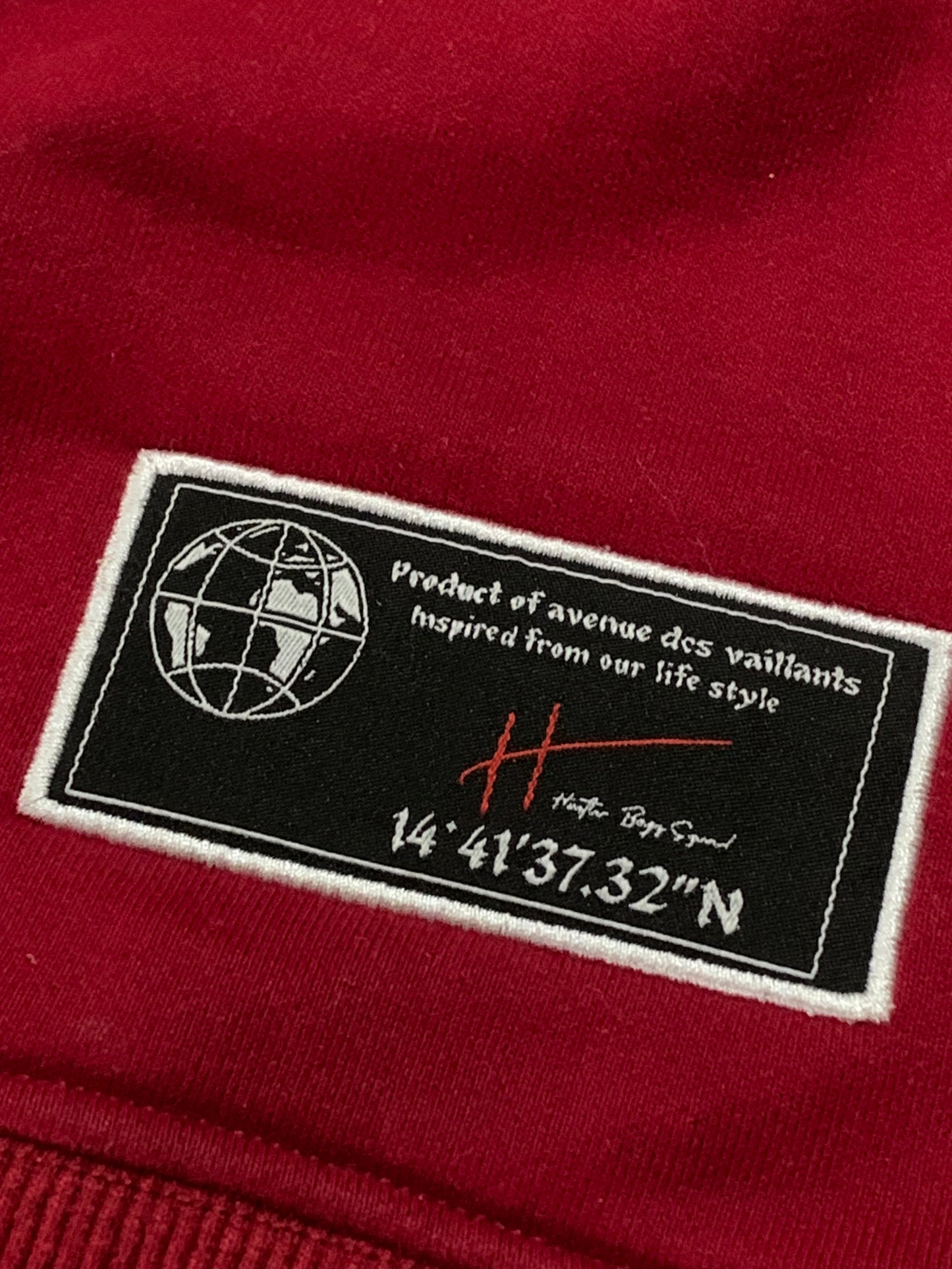 Red bordeaux tracksuits