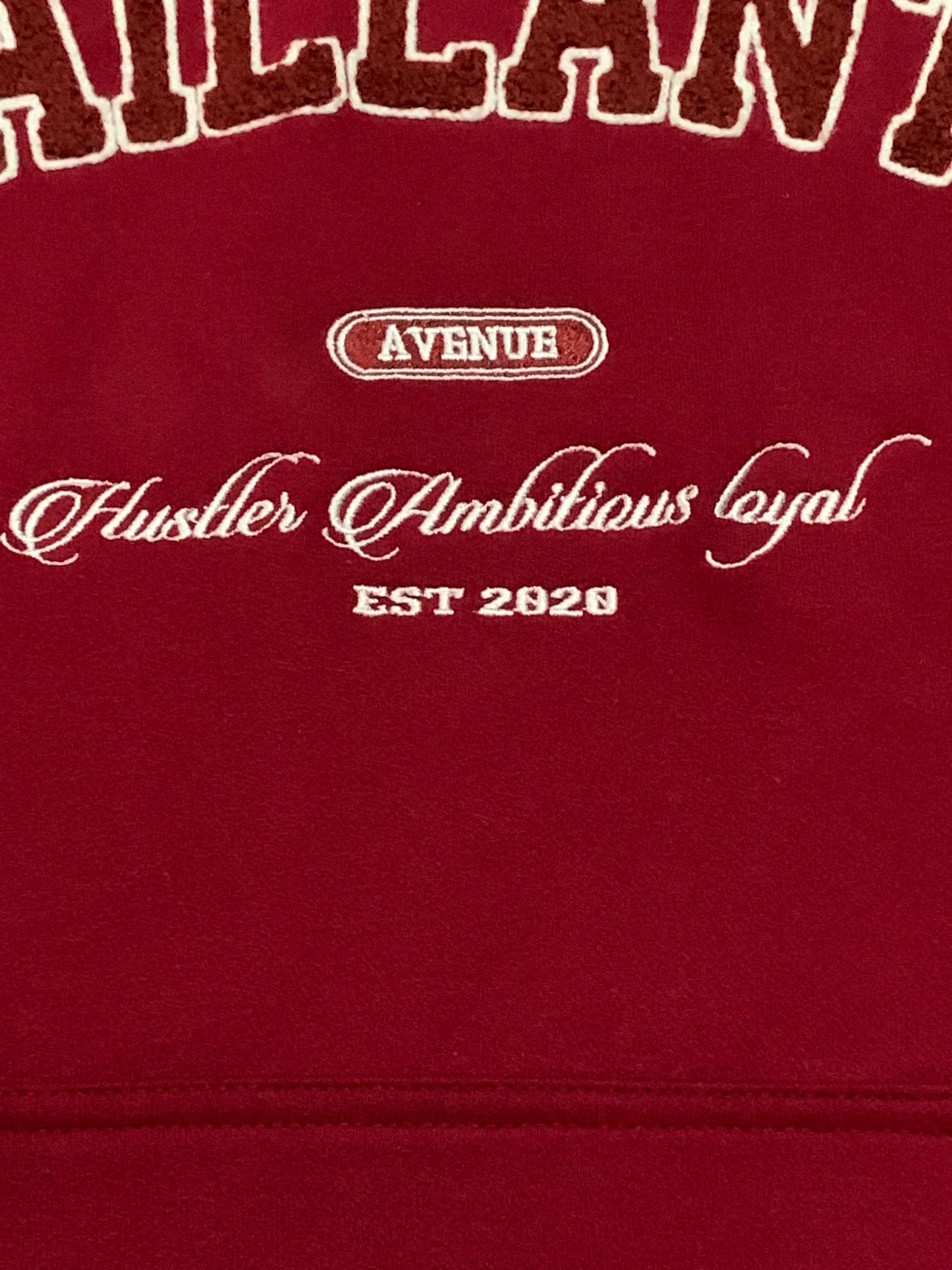 Red bordeaux tracksuits